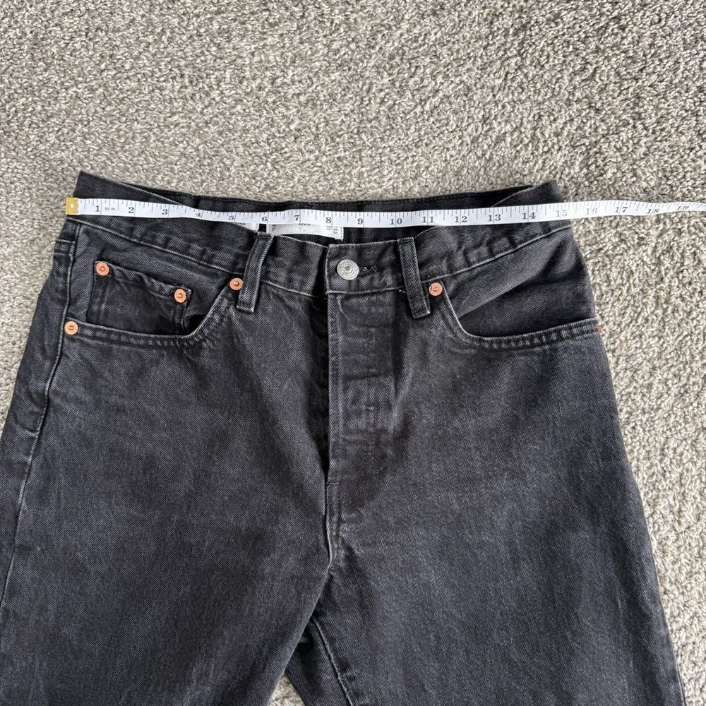 MANGO | Havana Straight Leg Black Jeans - Size 8 - Picture 12 of 15